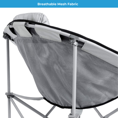 Oversized Mesh Round Chair