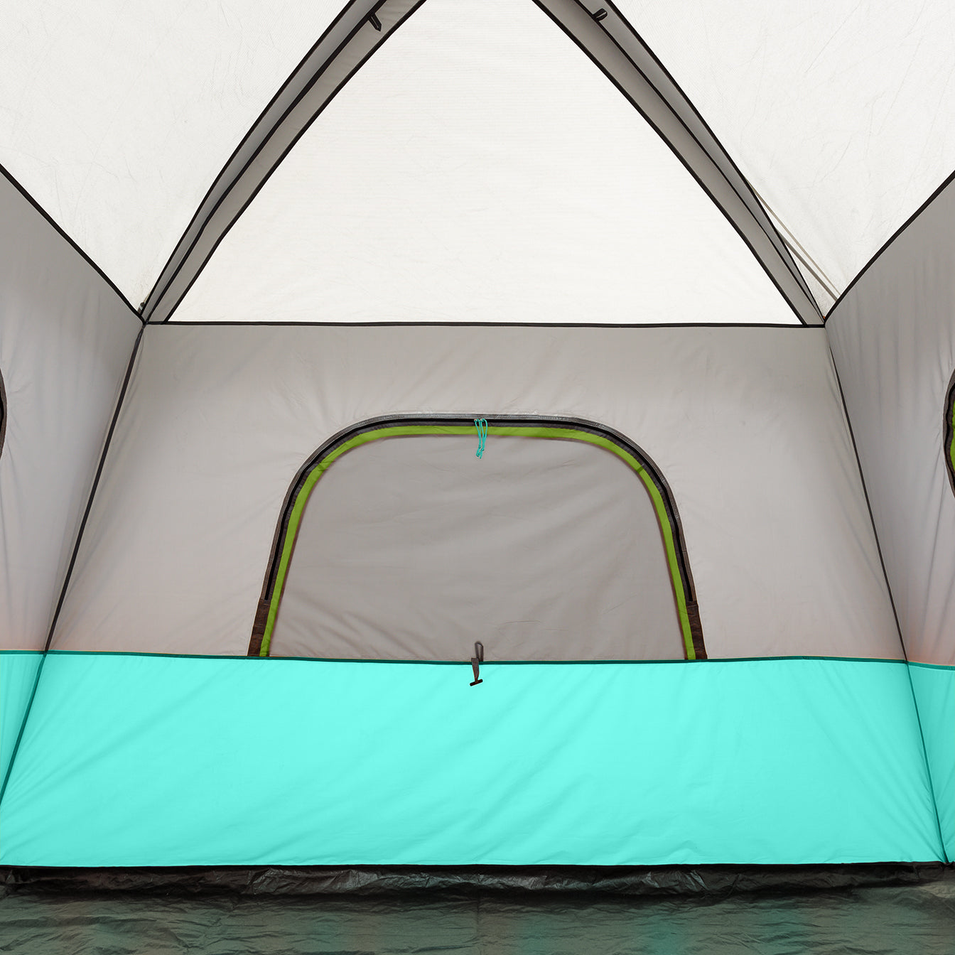 6 Person Straight Wall Cabin Tent with Screen Room 10' x 9