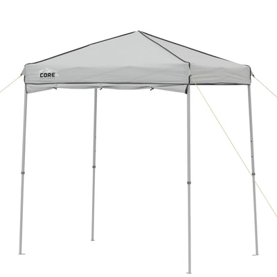 A 6' x 4' Instant Canopy with Half Sun Wall by CORE.