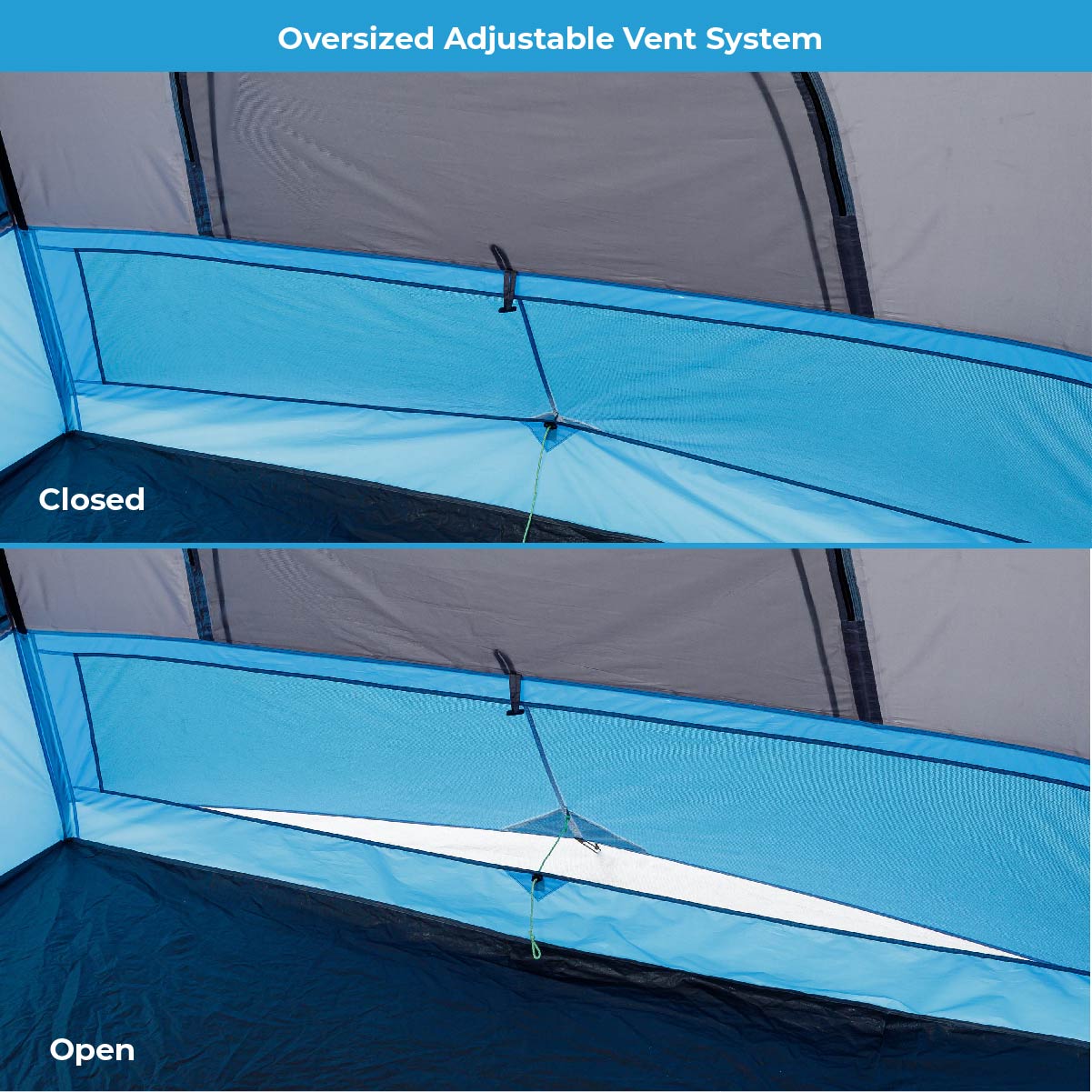 6 Person Lighted Instant Cabin Tent