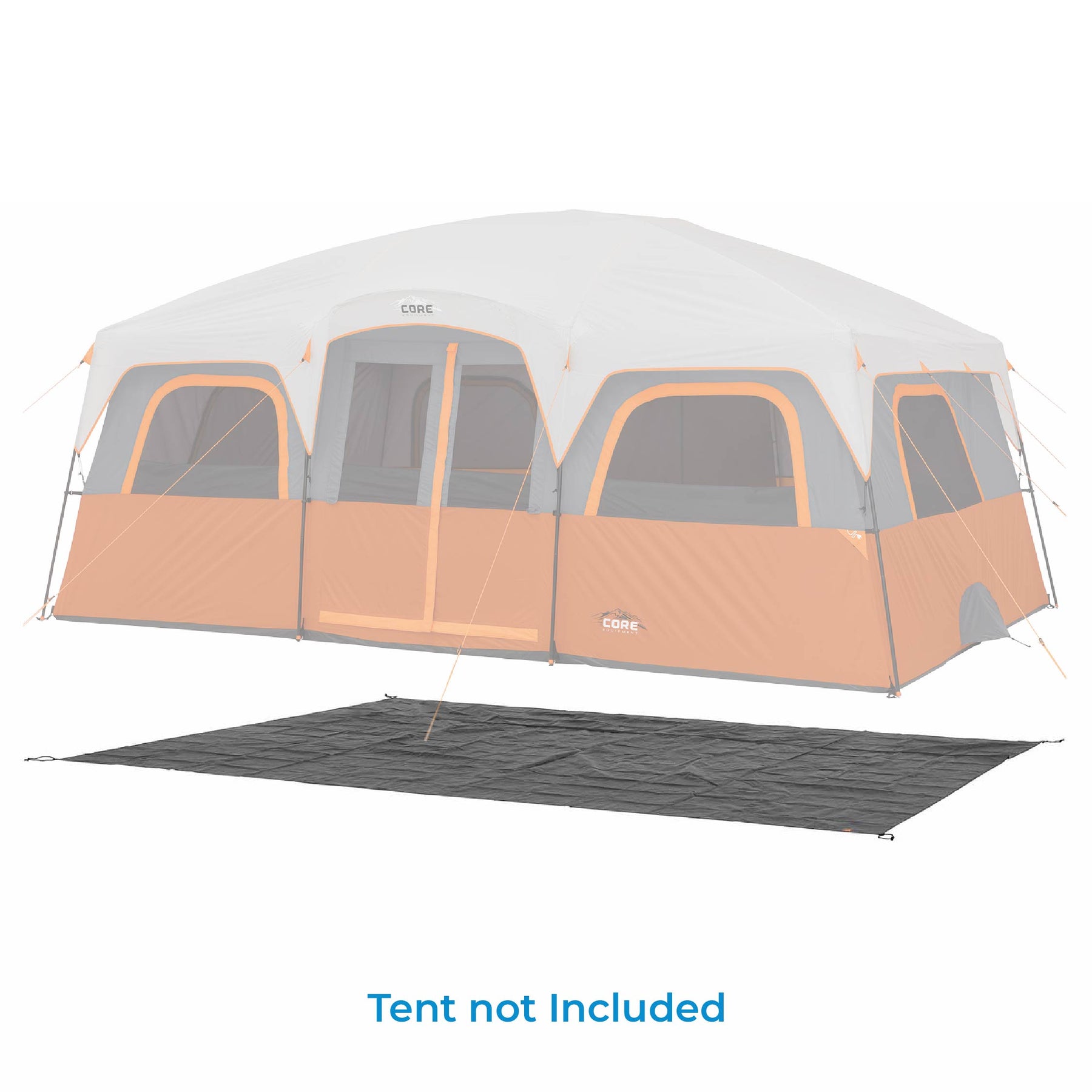 Footprint for 12 Person Straight Wall Cabin Tent – Core Equipment