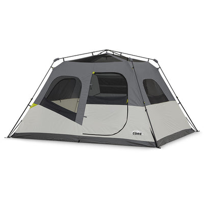 6 Person Instant Cabin Tent with Full Rainfly 11' x 9'