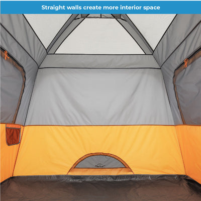 4 Person Straight Wall Cabin Tent 8' x 7'