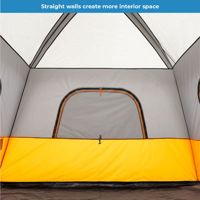 6 Person Straight Wall Cabin Tent 10' x 9'