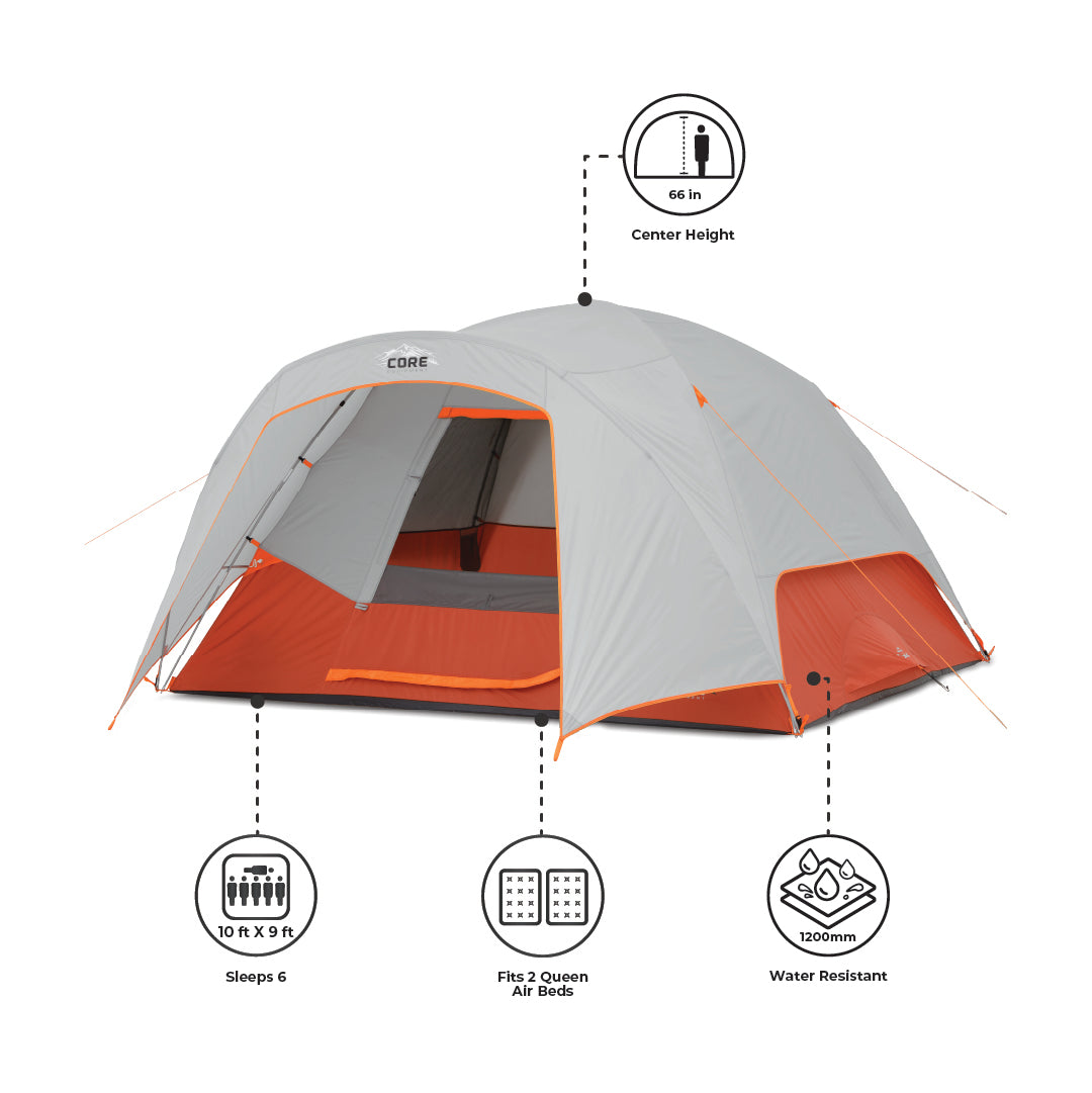 6 person 3 season tent cheap