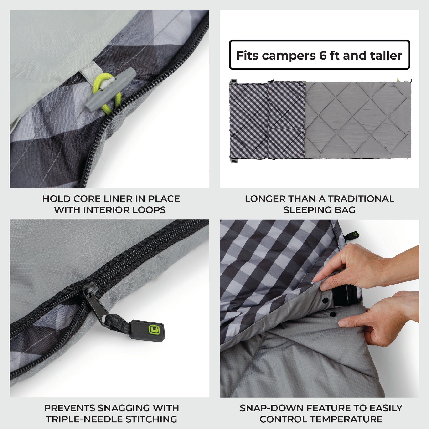 50 Degree Oversized Sleeping Bag Core Equipment