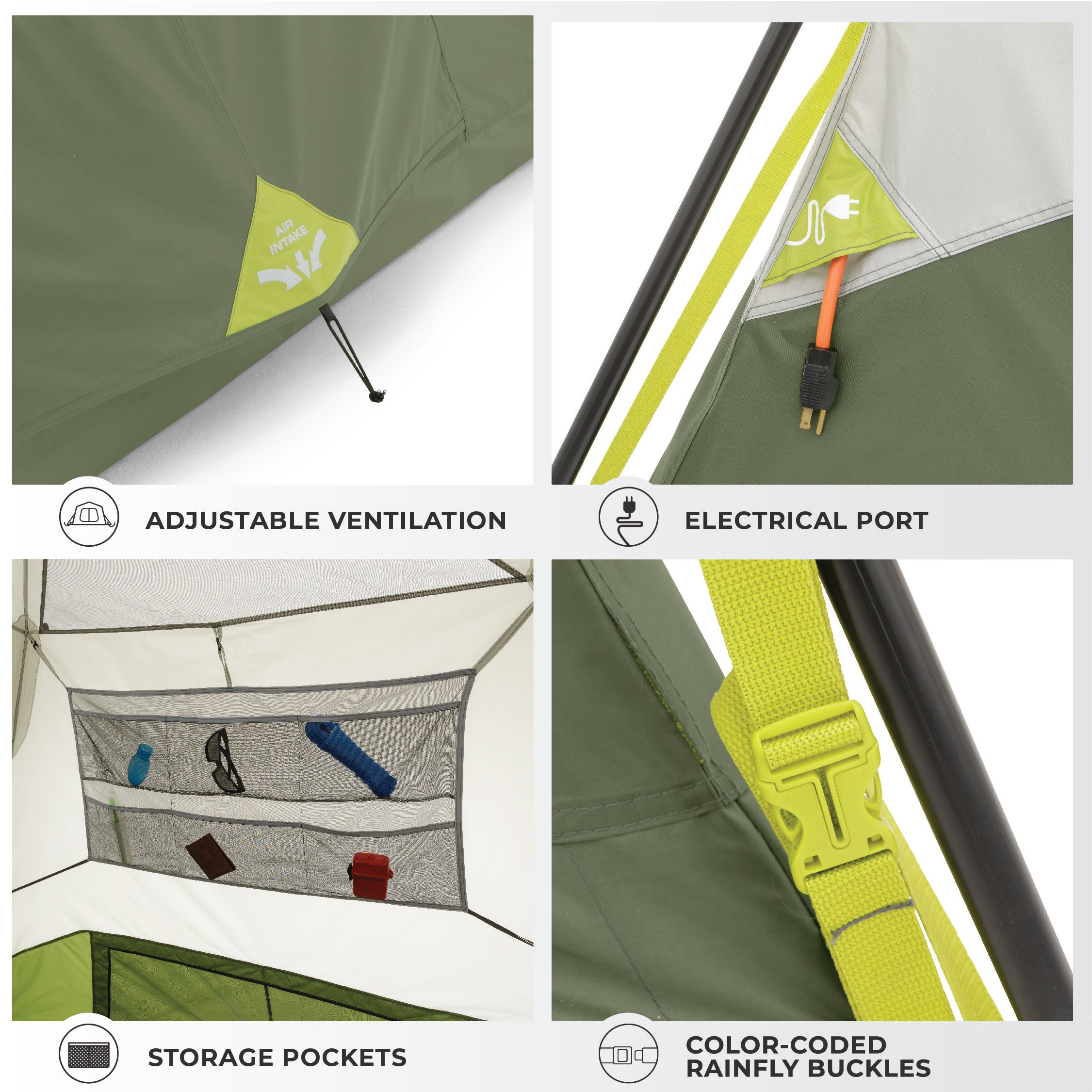 4 Person Instant Cabin Performance Tent