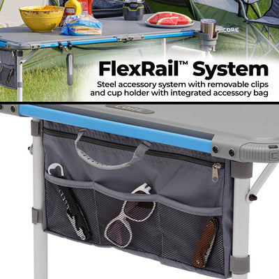 4 Foot Outdoor Table with FlexRail