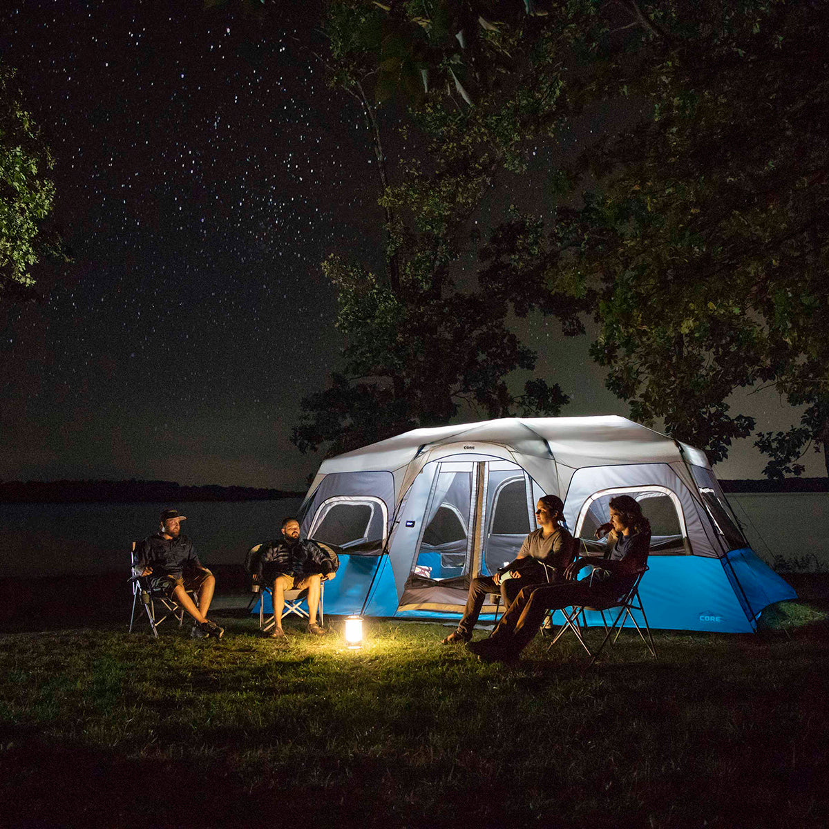 12 Person Lighted Instant Cabin Tent – Core Equipment