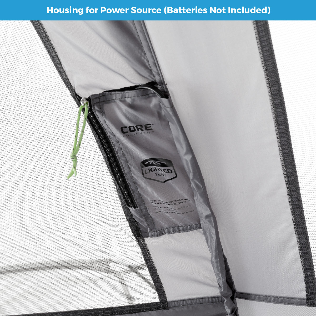 9 Person Lighted Instant Cabin Tent