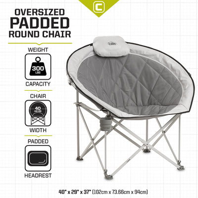 Core Equipment Cozy Round Chair Tech Spec